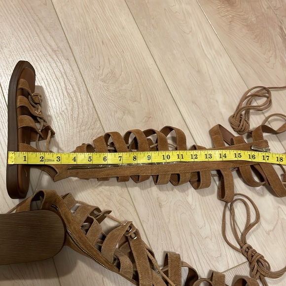 Free People Genuine Suede Sun-Chaser Tall Gladiator Sandals, sz 36 / 5.5 - Picture 16 of 16